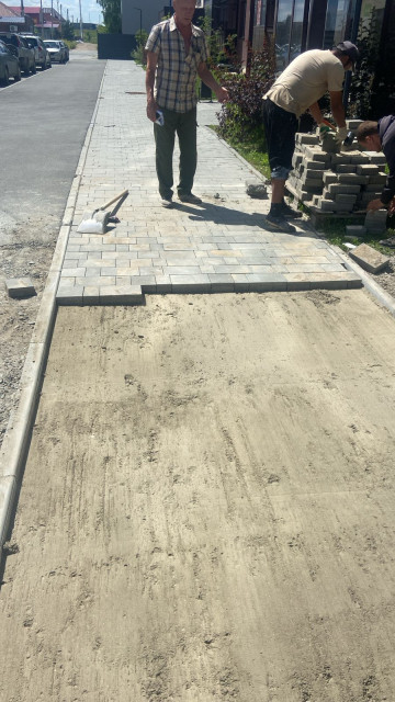 Восстановление тротуара